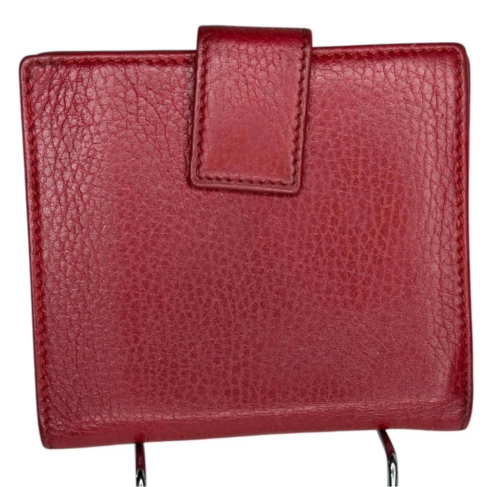 Gucci Marmont Red Leather Wallet EUC - Picture 3 of 14